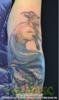 Capricorn on elbow sleeve in progress realistic